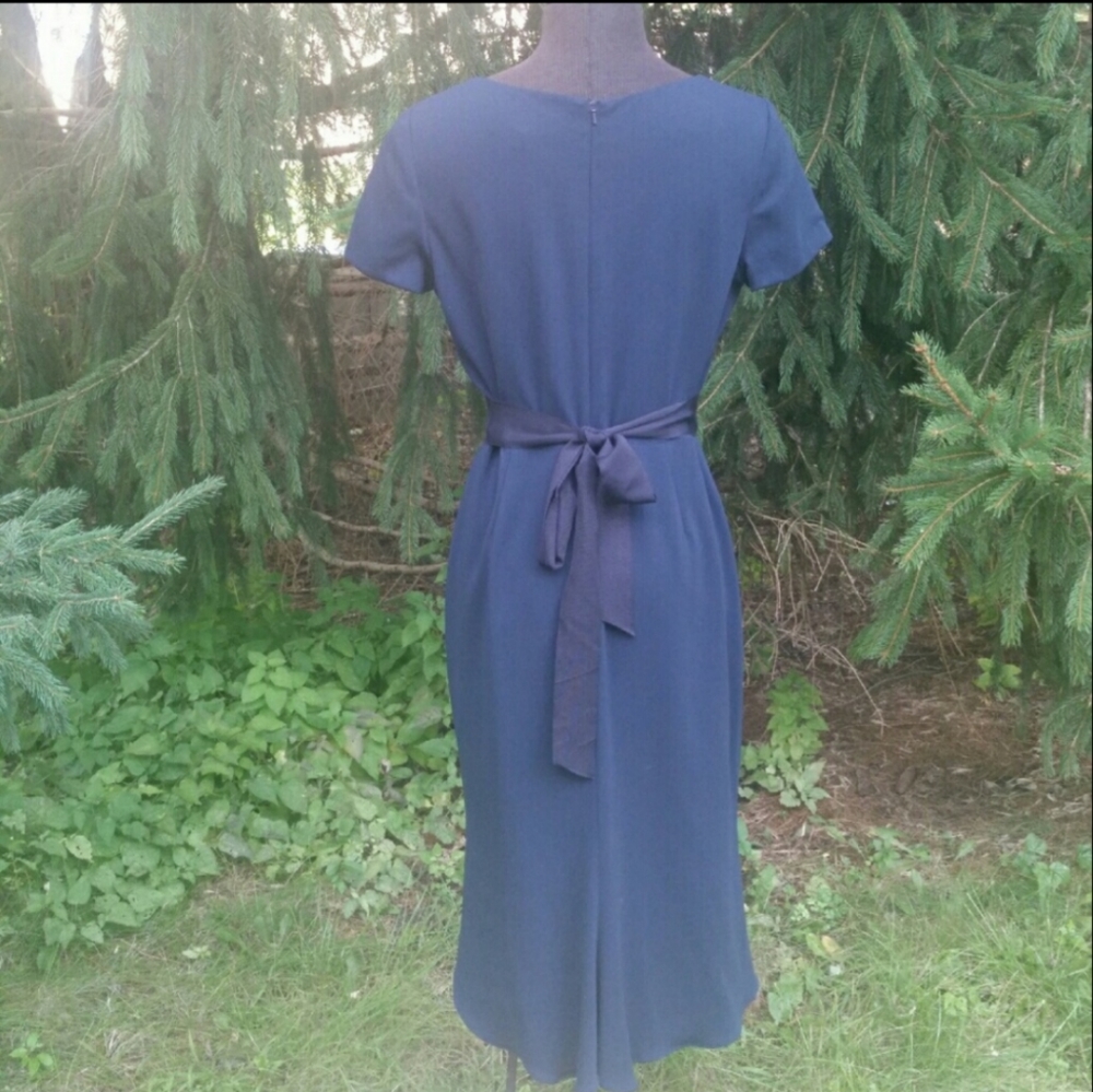 Navy blue Badgley Mischka dress - Picture 2 of 6